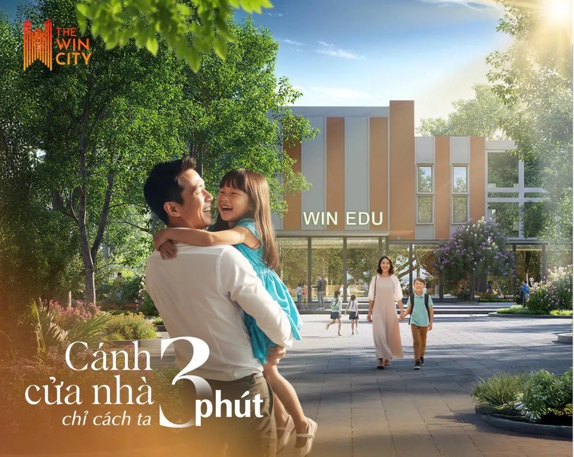 Phối cảnh trường liên cấp Win Edu tại The Win City
