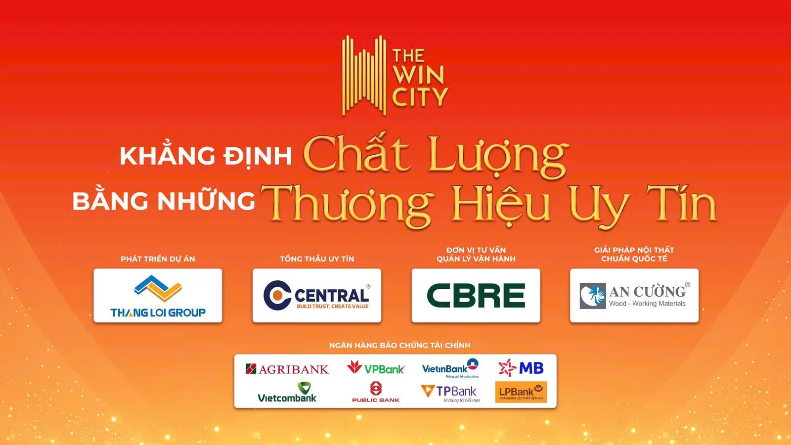Các đơn vị phát triển, tổng thầu và đối tác The Win City